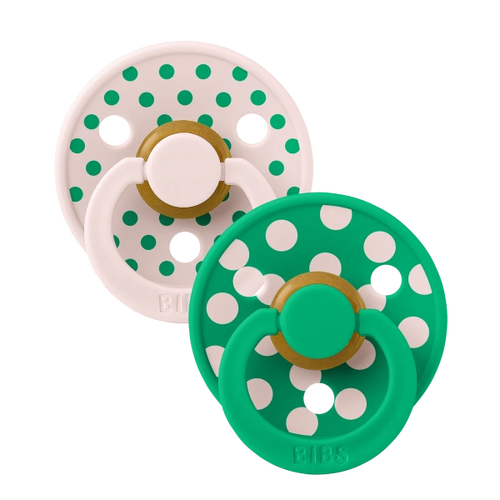 BIBS STUDIO COLLECTION ΣΕΤ ΠΙΠΙΛΕΣ 2ΤΜΧ POLKA DOT CACTUS/PETAL No2