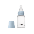 BIBS ΠΛΑΣΤΙΚΟ ΜΠΙΜΠΕΡΟ 150ml ΣΙΛΙΚΟΝΗ BABY BLUE