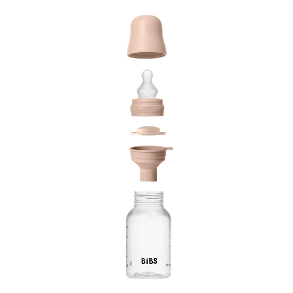BIBS ΠΛΑΣΤΙΚΟ ΜΠΙΜΠΕΡΟ 150ml ΣΙΛΙΚΟΝΗ BLUSH