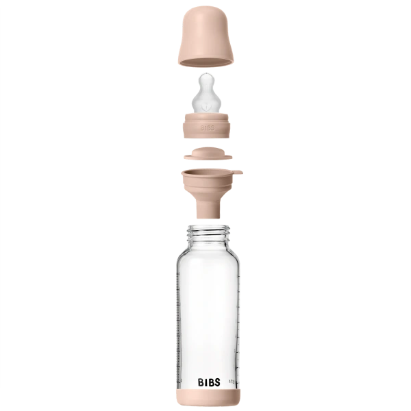 BIBS ΓΥΑΛΙΝΟ ΜΠΙΜΠΕΡΟ 240ml – SILICONE- BLUSH
