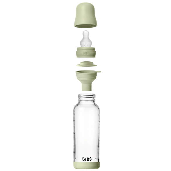 BIBS ΓΥΑΛΙΝΟ ΜΠΙΜΠΕΡΟ 240ml – SILICONE- SAGE