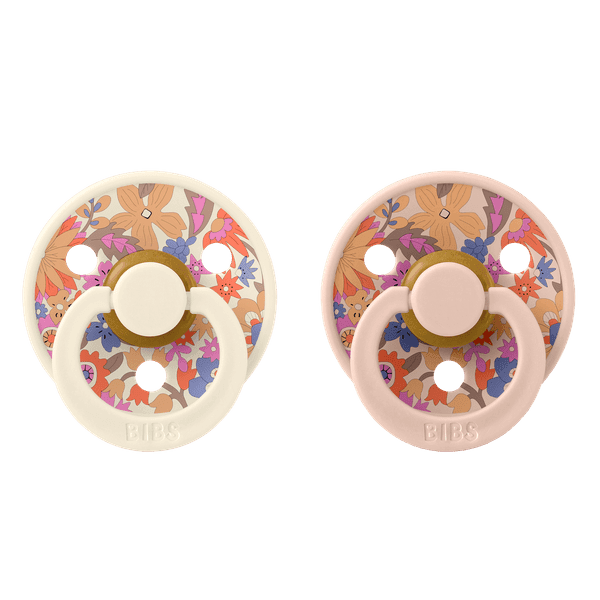 BIBS ΠΙΠΙΛΕΣ LIBERTY 2 PACK No 1 JUNE BLOSSOM BLUSH MIX