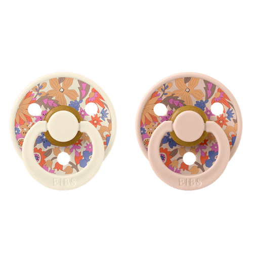 BIBS ΠΙΠΙΛΕΣ LIBERTY 2 PACK No 1 JUNE BLOSSOM BLUSH MIX