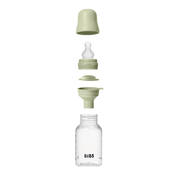 BIBS ΠΛΑΣΤΙΚΟ ΜΠΙΜΠΕΡΟ 150ml ΣΙΛΙΚΟΝΗ SAGE