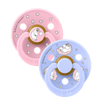 BIBS X MOOMINS COLOUR ΣΕΤ ΠΙΠΙΛΕΣ 2ΤΜΧ  SAILING NORDIC BABY PINK/HUSH MIX ΣΤΡΟΓΓΥΛΗ No2