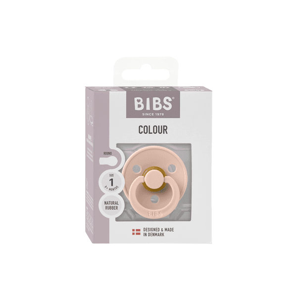 BIBS ΠΙΠΙΛΑ COLOUR – BLUSH– ΣΤΡΟΓΓΥΛΗ No1