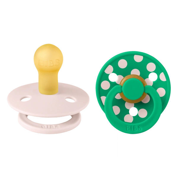 BIBS STUDIO COLLECTION ΣΕΤ ΠΙΠΙΛΕΣ 2ΤΜΧ POLKA DOT CACTUS/BABY PINK No1