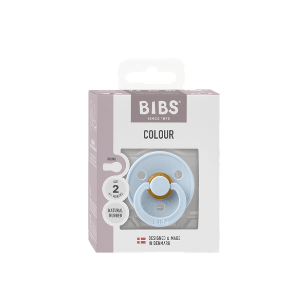 BIBS ΠΙΠΙΛΑ COLOUR – BABY BLUE– ΣΤΡΟΓΓΥΛΗ No2