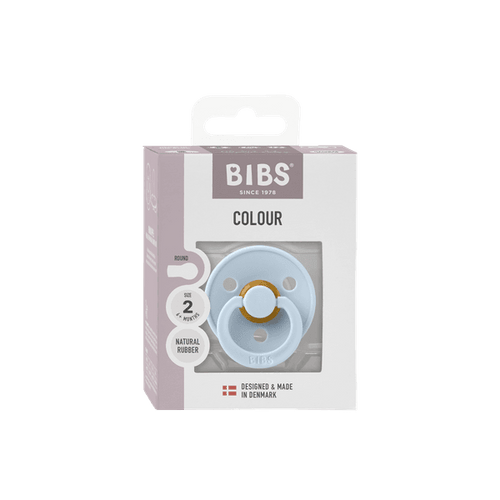 BIBS ΠΙΠΙΛΑ COLOUR – BABY BLUE– ΣΤΡΟΓΓΥΛΗ No2