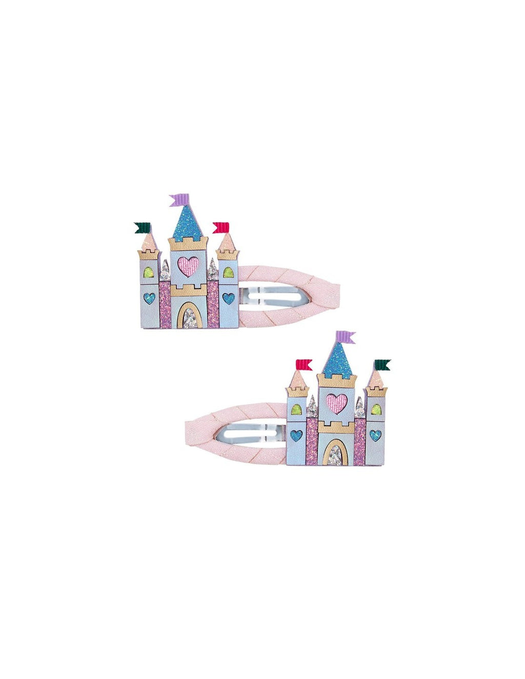 Mimi&Lula RAINBOW CASTLE HAIR CLIPS