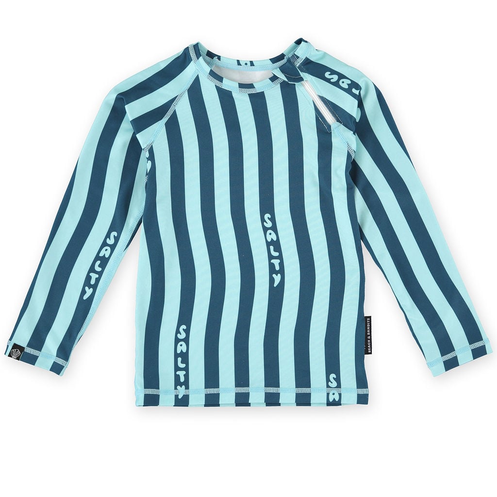 Μαγιό μπλούζα Beach and Bandits Salty Stripes Long Tee