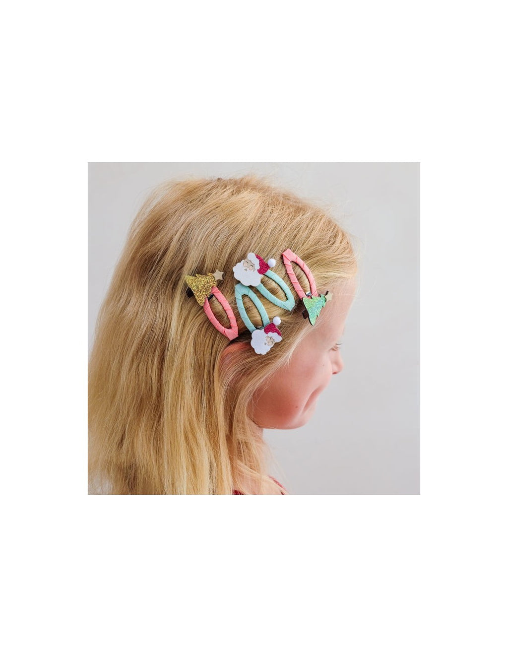 Mimi&Lula SANTA AND CHRISTMAS TREE HAIR CLIPS