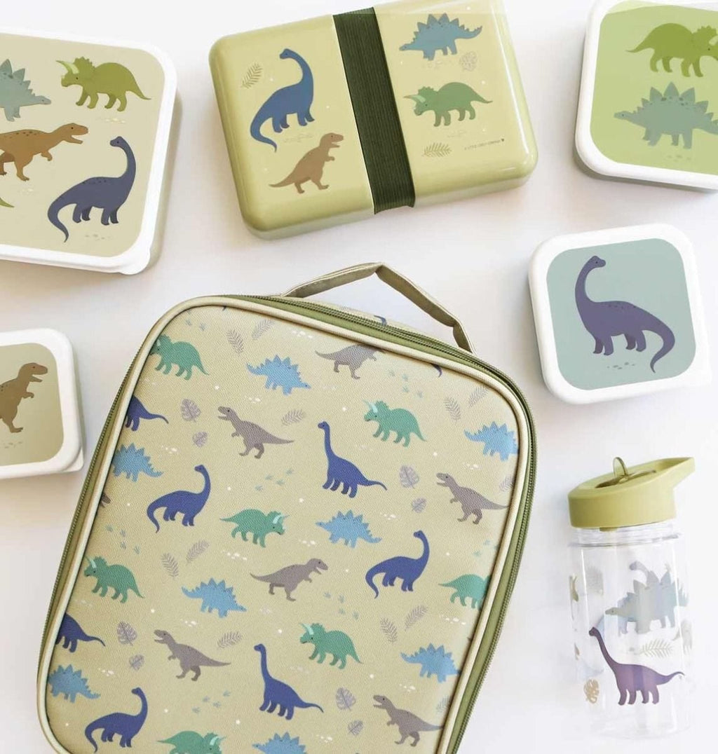 A little lovely company Σετ 4 δοχεία φαγητού Lunch & Snack Box Dinosaurs