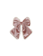 Mimi&Lula SCALLOPED EDGE VELVET BOW