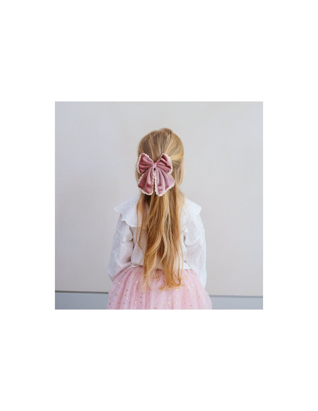 Mimi&Lula SCALLOPED EDGE VELVET BOW