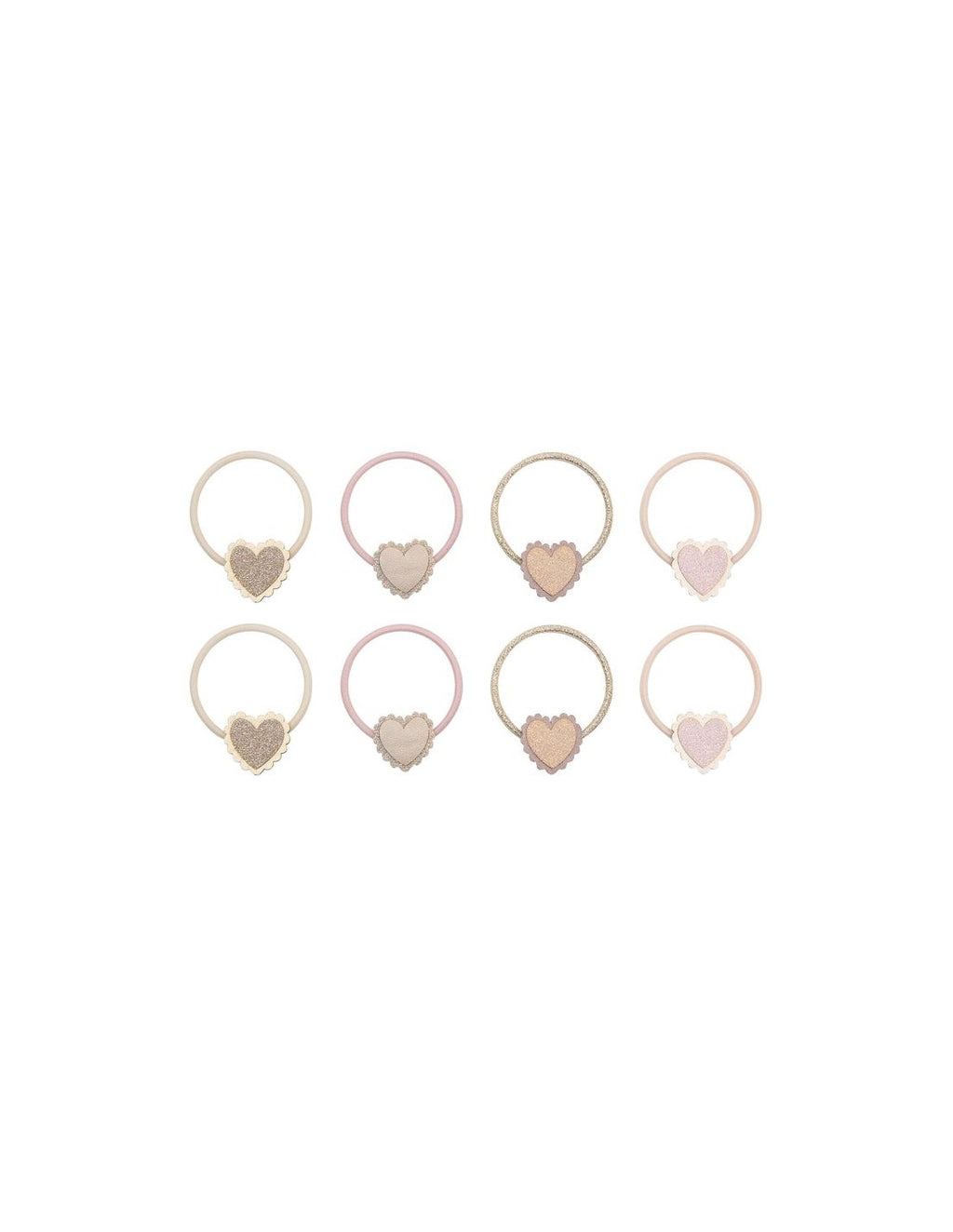 Mimi&Lula SCALLOPED HEART HAIR TIES
