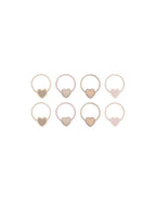 Mimi&Lula SCALLOPED HEART HAIR TIES
