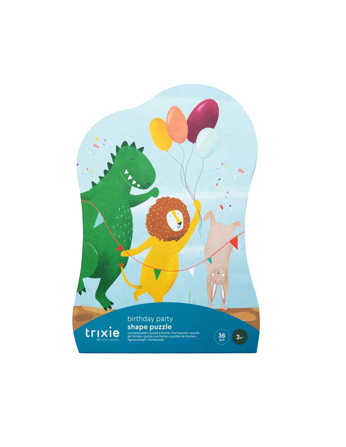 Trixie SHAPE PUZZLE - BIRTHDAY PARTY - 36 PCS