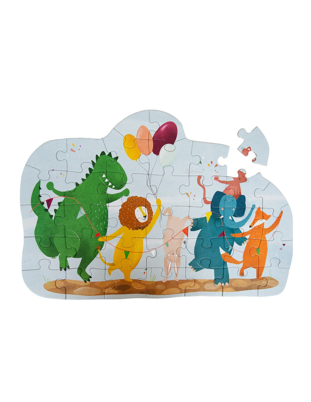 Trixie SHAPE PUZZLE - BIRTHDAY PARTY - 36 PCS