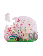 Trixie SHAPE PUZZLE - MRS. RABBIT'S FLOWERS - 12 PCS