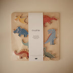Ξύλινο Puzzle Mushie Dinosaur