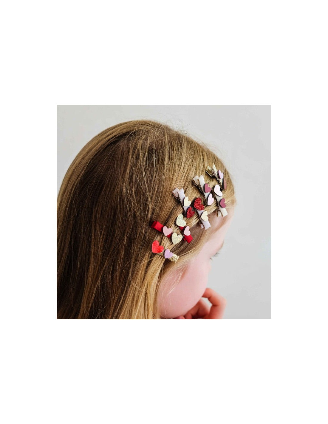 Mimi&Lula TEENY WEENY HEART SALON HAIR CLIPS