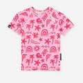 Μαγιό μπλούζα Beach and Bandits TROPICAL VIBES PINK