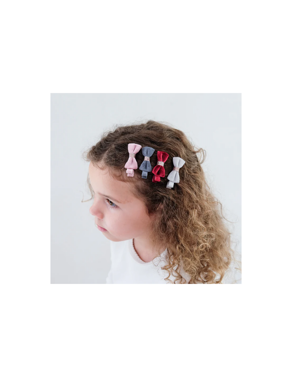 Mimi&Lula VELVET BOW CLIPS