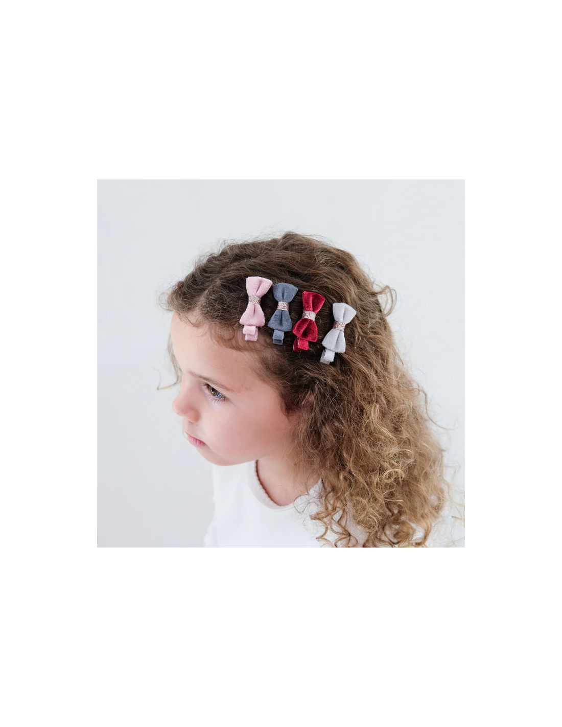 Mimi&Lula VELVET BOW CLIPS