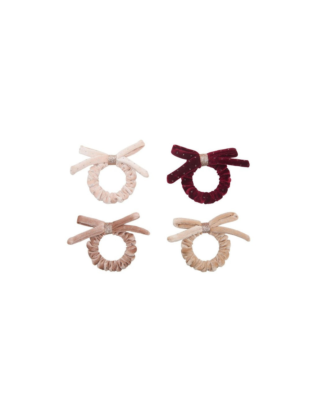 Mimi&Lula VELVET BOW SCRUNCHIES