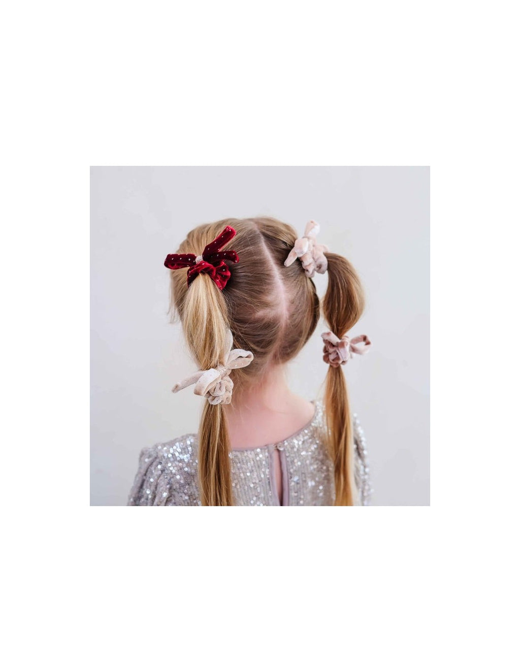 Mimi&Lula VELVET BOW SCRUNCHIES