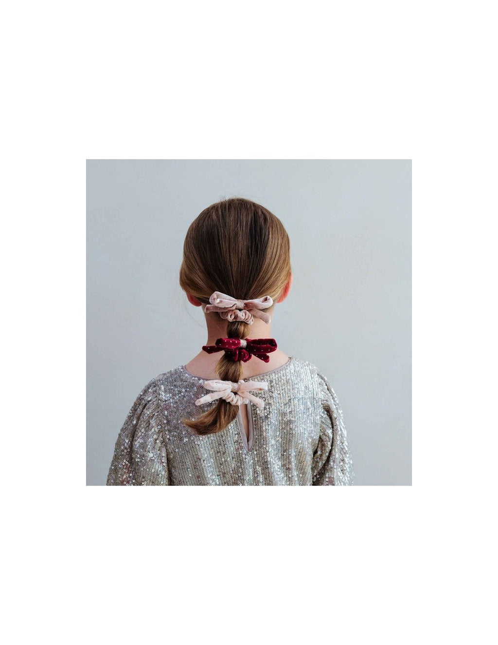 Mimi&Lula VELVET BOW SCRUNCHIES