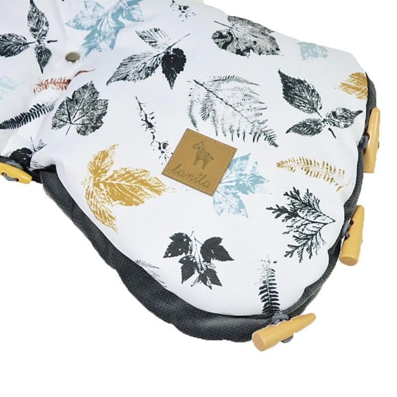Muff καροτσιού Dark Grey Goldenprint