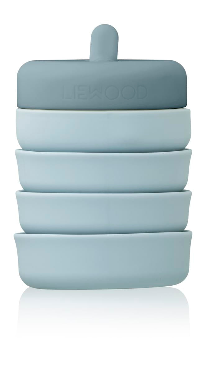 Πτυσσόμενο Παγούρι Σιλικόνης Liewood Wilson Blue 450ml