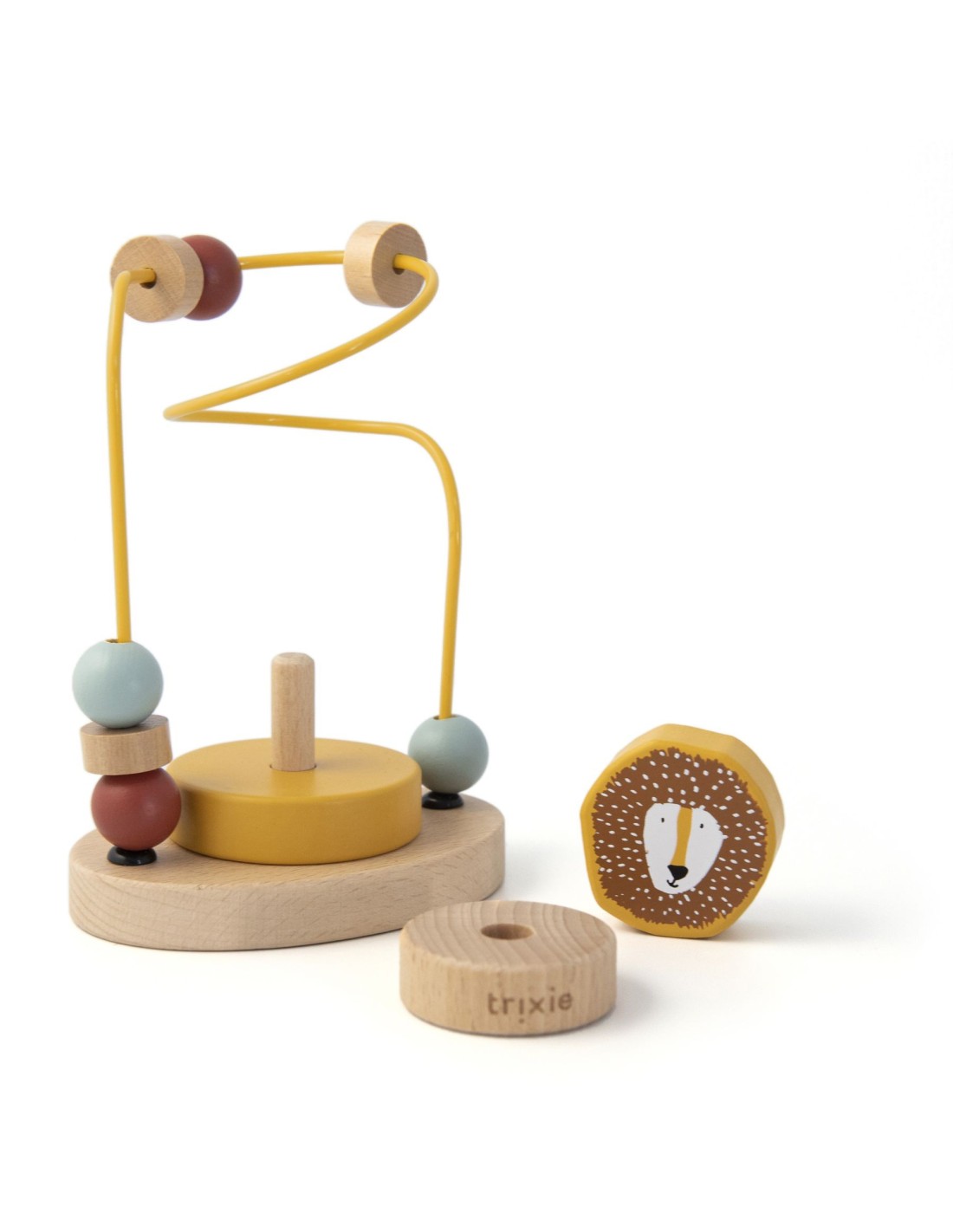 TRIXIE WOODEN BEADS MAZE - MR. LION