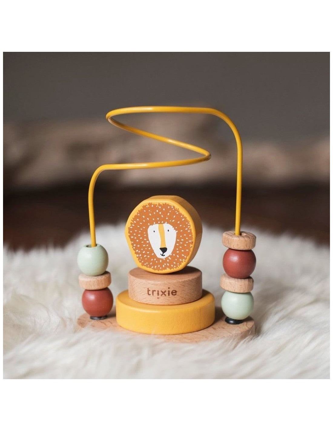 TRIXIE WOODEN BEADS MAZE - MR. LION
