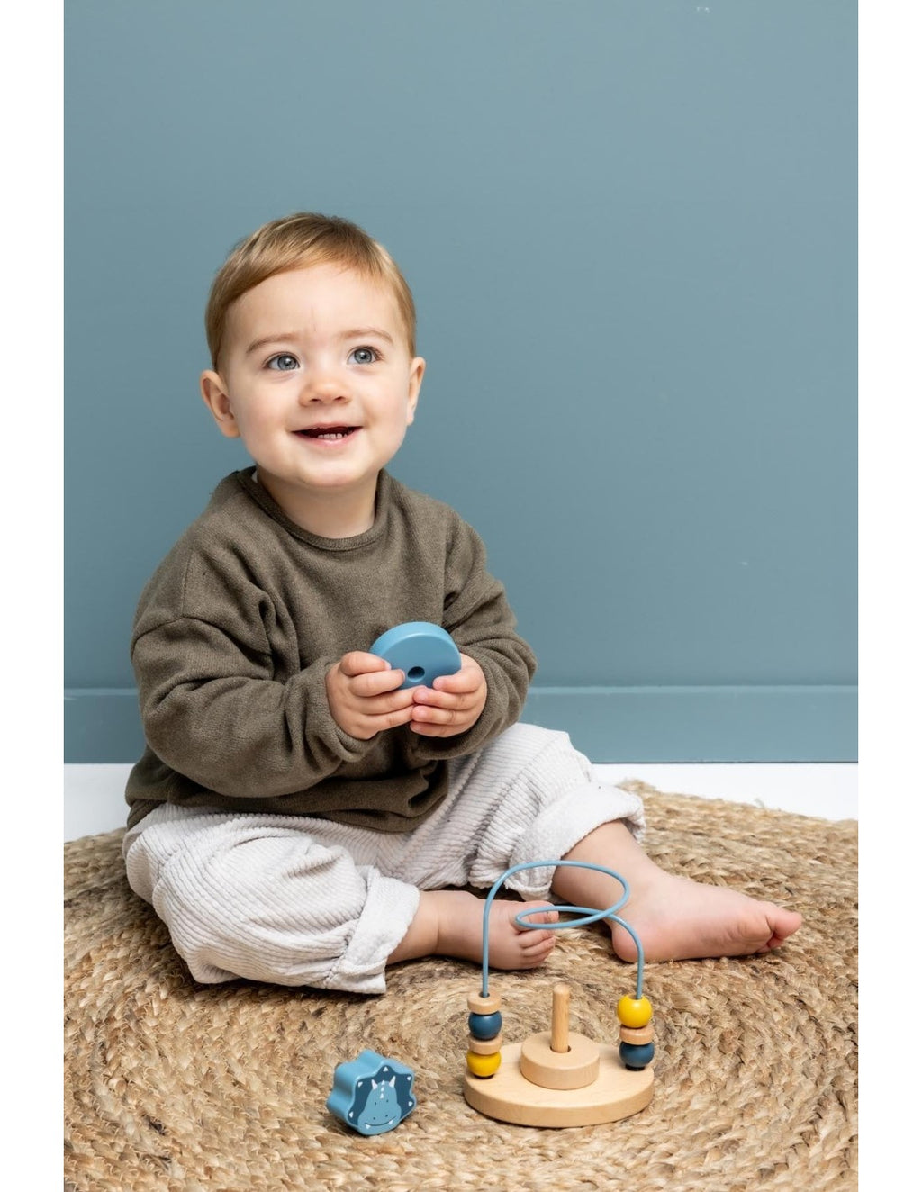 TRIXIE WOODEN BEADS MAZE - MR. TRICERATOPS