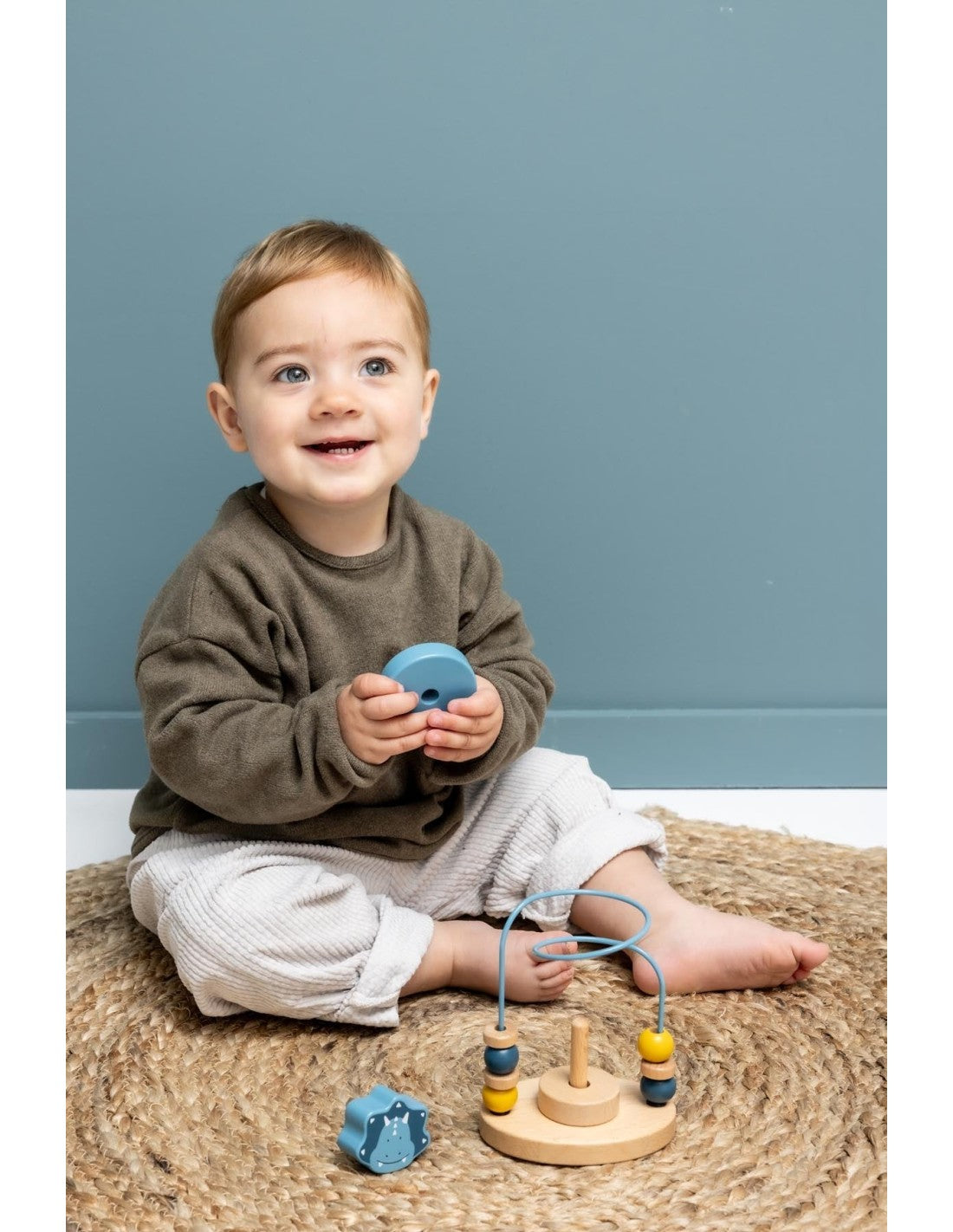 TRIXIE WOODEN BEADS MAZE - MR. TRICERATOPS
