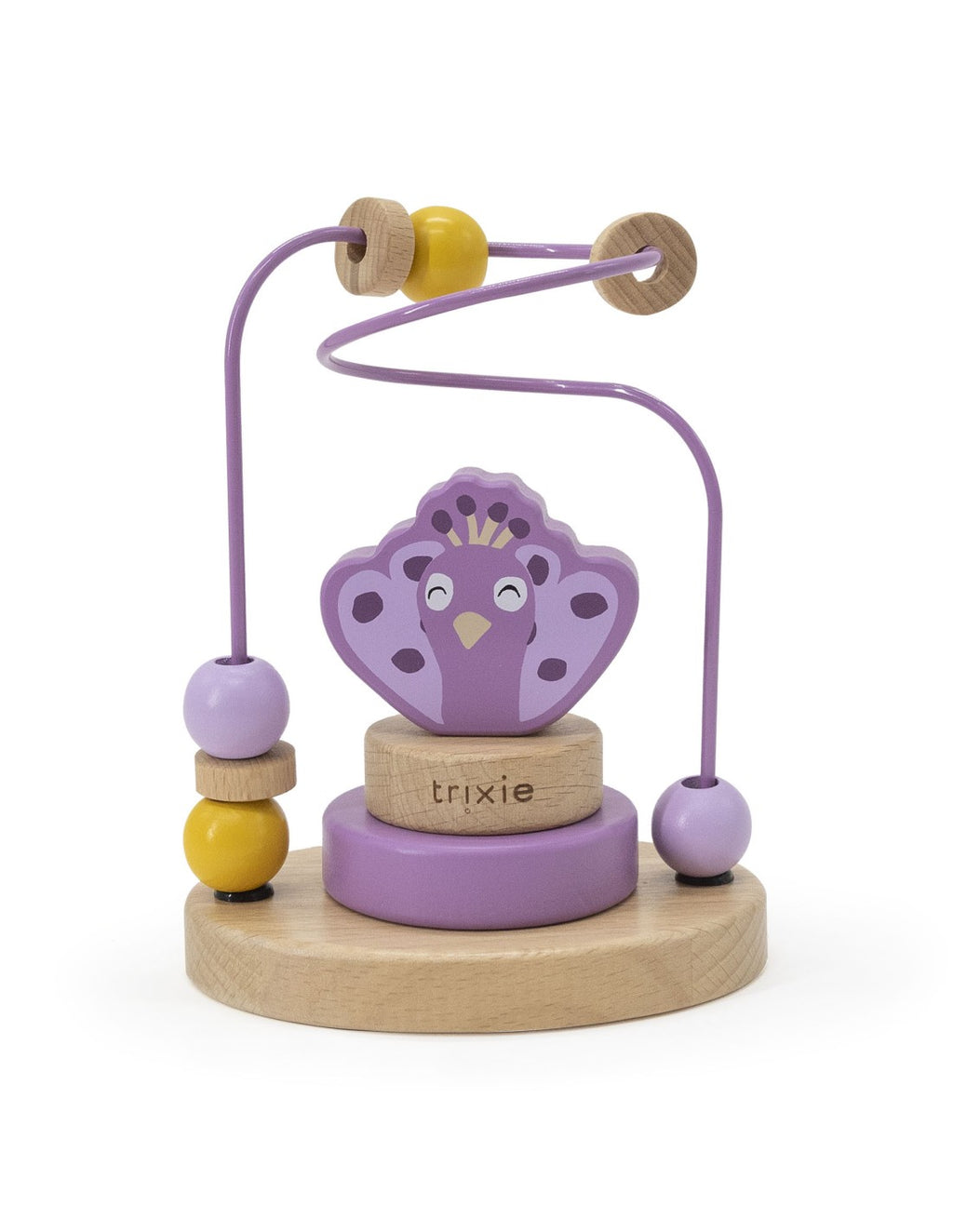 TRIXIE WOODEN BEADS MAZE - MRS. PEACOCK