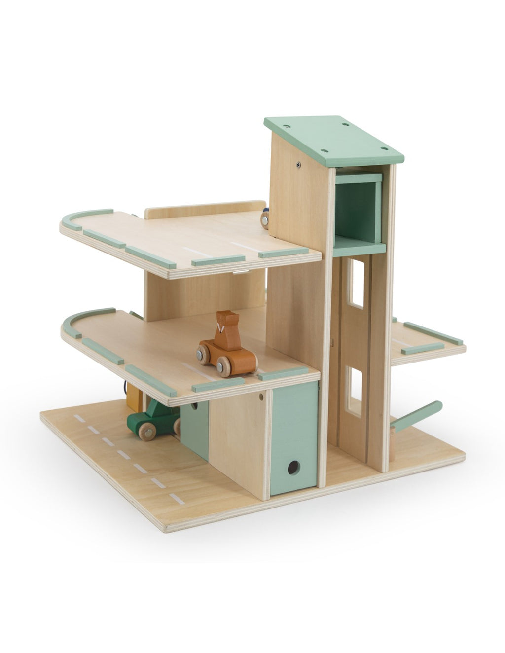 Trixie WOODEN CAR PARK WITH ACCESSORIES