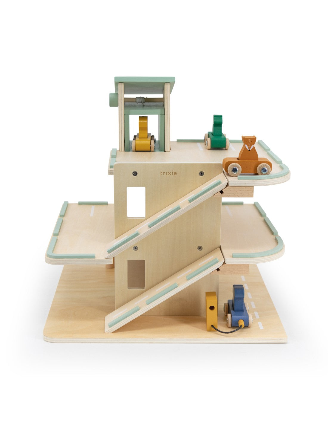 Trixie WOODEN CAR PARK WITH ACCESSORIES
