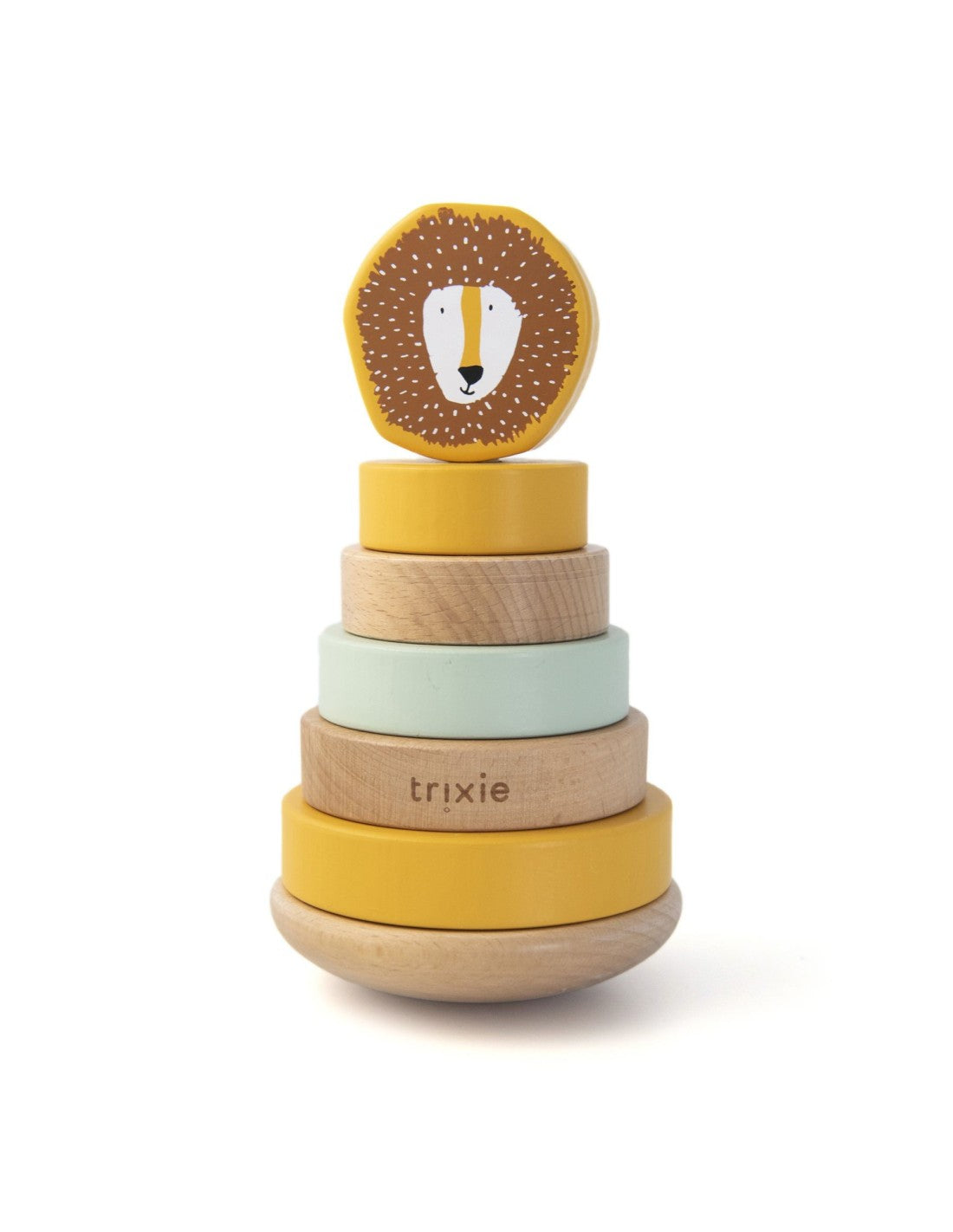 TRIXIE WOODEN STACKING TOY - MR. LION