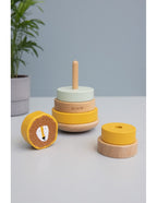 TRIXIE WOODEN STACKING TOY - MR. LION
