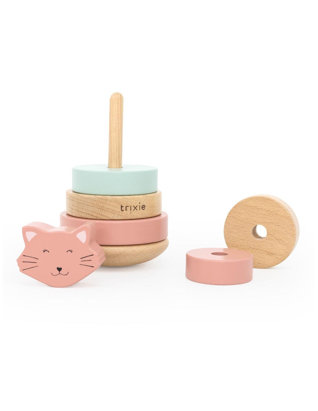 TRIXIE WOODEN STACKING TOY - MRS. CAT